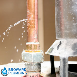 leaking pipe repair broward county