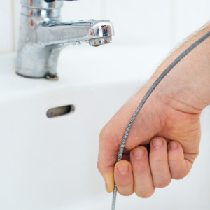 clogged drain snaking service
